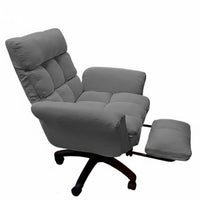 Comfortable Upholstered rotating Chair Soft Upholstery Upholstered Rolling Seat Modern Design Office Furniture Ergonomic spine supportrest for Students, Home Workers, Makeup Users, Dormitory, Bedroom, Study Room, Vanity Area