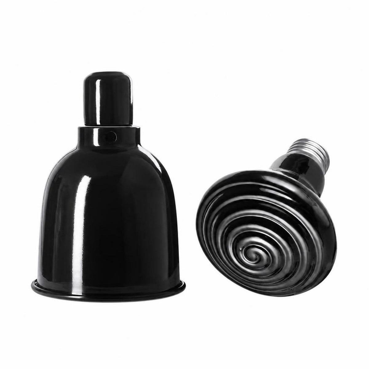 Ceramic Heat Lamp Bulb for Reptiles, Turtles, Hedgehogs, Lizards, Parrots, Infrared Night Heat, EU Plug