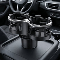 Dual Cup Holder Easy to Install Dashboard Cup Holder Slim for Drivers