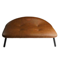 Pet Sofa Elevated Pet Bed with Legs Leather-Look for Living Room, Cats