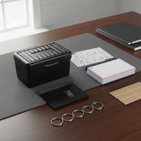 200 Sheets Thick 180g Paper Ruled Index Cards with Storage Box Includes Binder Rings 3 Inch Note Card Filing System Color-Coded Flashcard Organizer for Students, School, Office