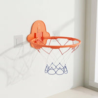 Quiet Play Wall-Mounted Basketball Hoop Space-Saving Indoor Basketball Hoop Set Easy to Install for Children, Toddlers