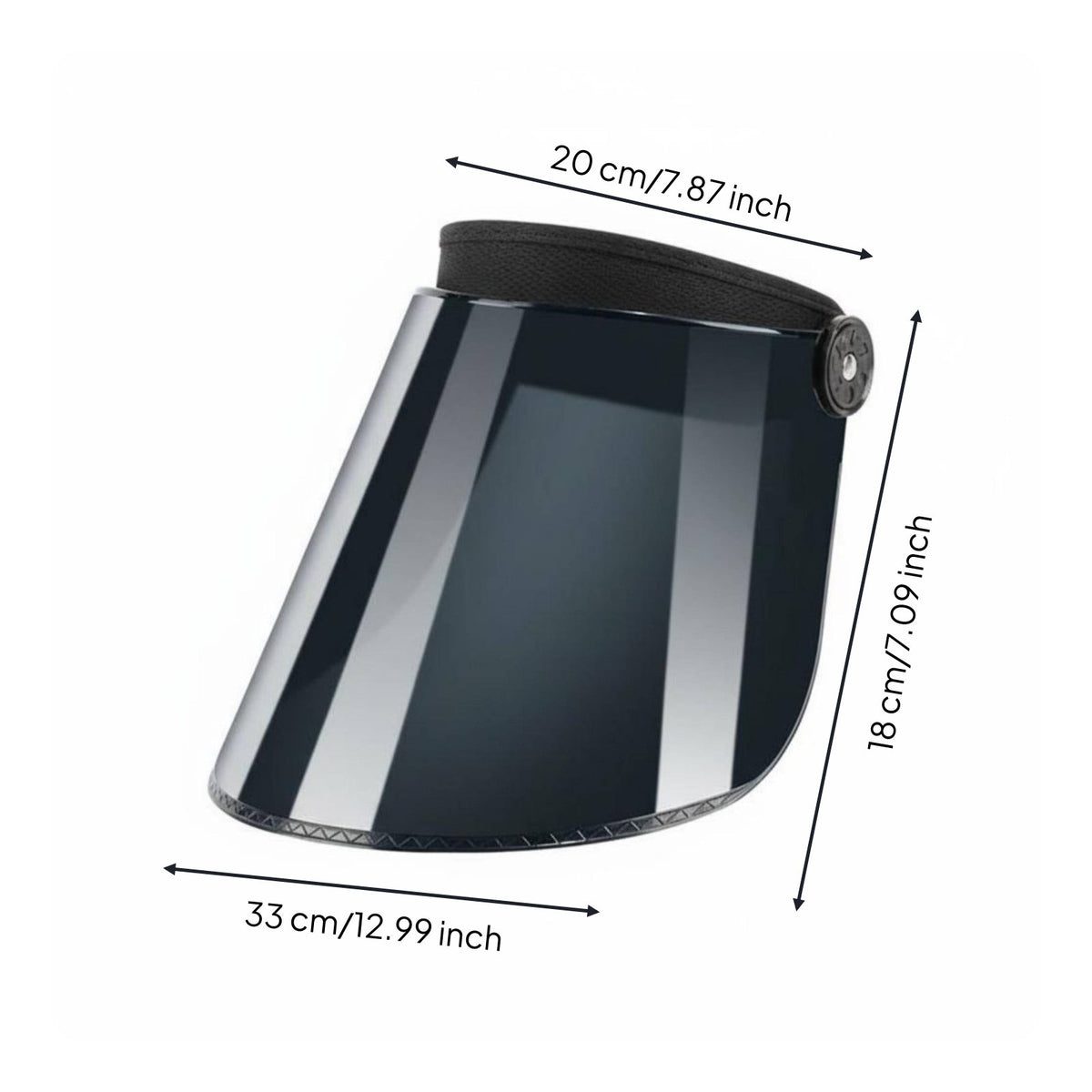 Design Protection Face Guard Wind-Proof Protection Face Visor Adjustable Fit Oversized Sun Guard High-Clarity Vision for Women, Cyclists, Drivers, Cycling, Driving, Outdoor Activities, Beach