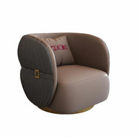 Modern Aesthetic Pleated Barrel Chair and Couch Combo Wear-Resistant Reception Sofa Group Easy to Clean Commercial Furniture High-Density Foam for Interior Designers, Office Managers, Business Owners, Beauty Salon