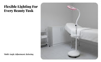 Esthetician Floor Light Shadowless Illumination Rolling Base Esthetician Light Continuous Dimming Rolling Base Beauty Lamp
