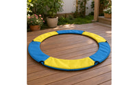 Jumping Bed Pad Round Jumping Bed Replacement Pad Tear-Resistant Spring Cover for Playroom