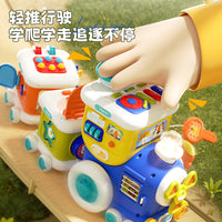 Montessori Educational Light & Sound Train Toy for Toddlers with Shape Matching