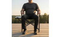 Folding Camping Chair with Side Table Portable Camping Chair Leisure Furniture