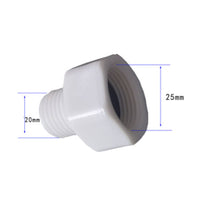 Easy Install PE Tube Connector Long-Lasting Construction Quick Connect Hose Adapter Rust Resistant for Greenhouse, Patio