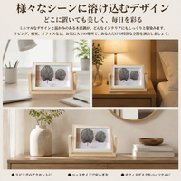 Wooden Photo Frame 4x6 Inch Double Sided Desktop Photo Stand New Chinese Style Design For Family Photos