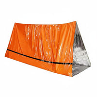 Heat Retaining Portable Emergency Tent Quick Setup Emergency Bivvy Shelter Waterproof Thermal Rescue Shelter Windproof for Campers, Hikers, Camping, Disaster Relief, Hiking