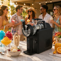 Slushie Machine Countertop Slush Machine Compact Slush Machine with Drip Tray for Hosts, Home Kitchen, Parties, Cafes