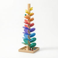 Multicolored Wooden Music Tree with Balls Educational Musical Marble Tree Sensory Wooden Ball Drop Toy Sturdy for Toddlers, Preschool