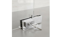 Frameless Glass Door Floor-Mounted Lock Rust and Floor Mounted Glass Door Lock Heavy Duty for Commercials Buildings, Office, Entrance Doors