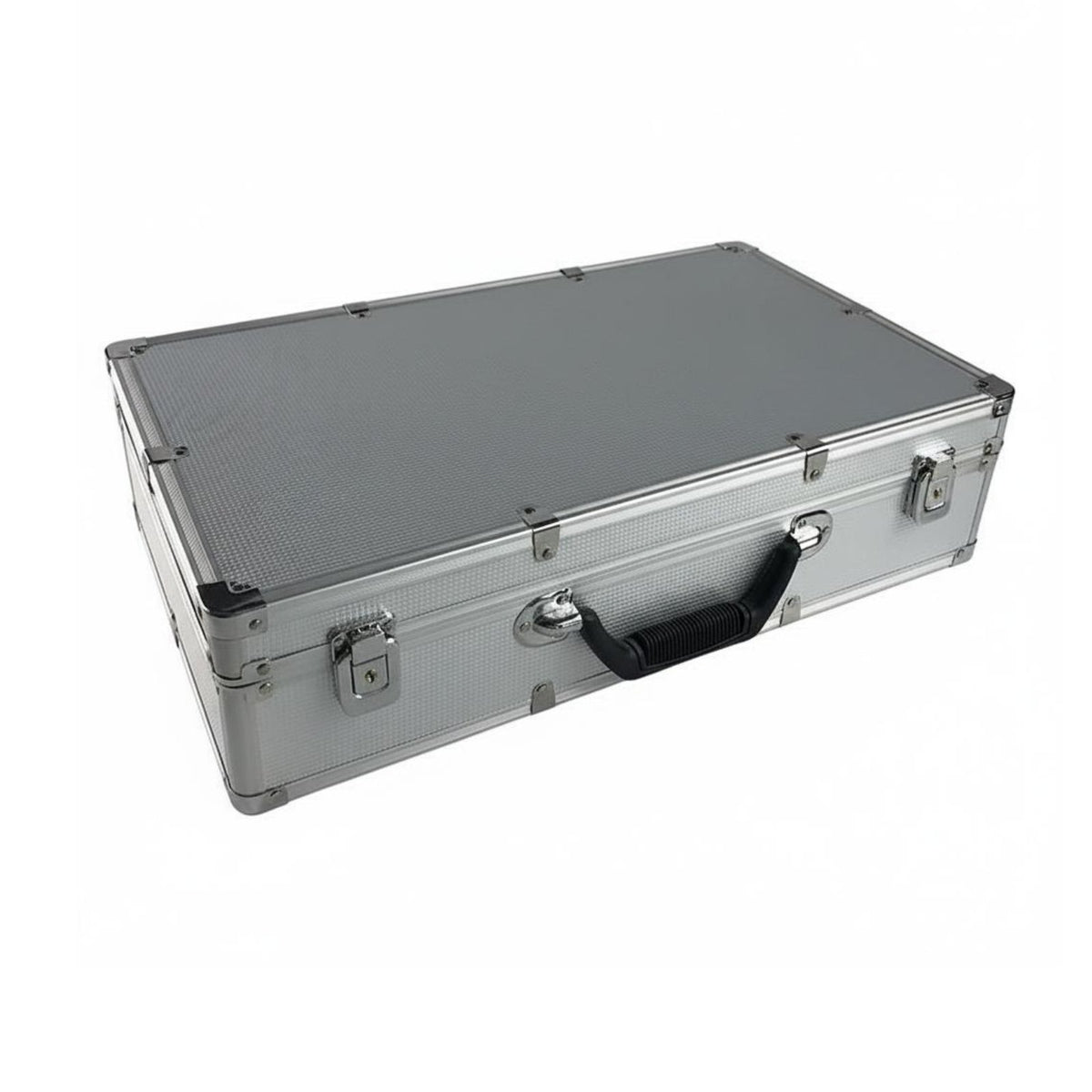 Metal Equipment Carrying Case Lockable Aluminum Briefcase Metal Equipment Box Secure Lock Hard Shell Instrument Case for Travel