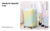 Large Capacity 20 Inch Carry-on Luggage Lightweight Gradient Rolling Suitcase Sturdy ABS+PC Material for Women, Vacation, Airport, Airports