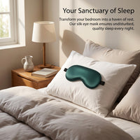 satin Sleep with Ice for Travel Essentials Airplane Adjustable Strap Lightweight Eye Cover for Women