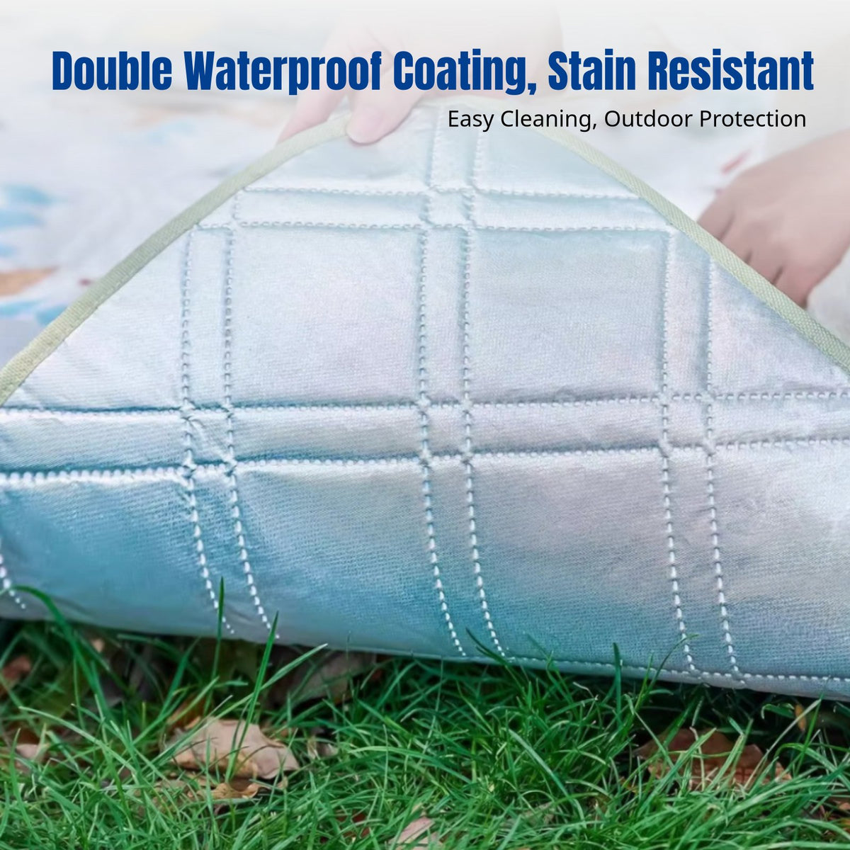 Thickened Outdoor Mat, Aluminum Film Tent Blanket, Waterproof, Foldable, Portable, Camping, Multi-Person