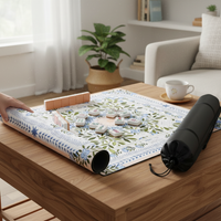 Mahjong Table Mat Thickened Silent Non-Slip Game Tablecloth for Home Entertainment