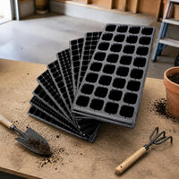 Seedling Starter Trays for Corn, Watermelon, Pepper, and Vegetable Plants, Thickened Plastic Nursery Pots