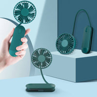 3-in-1 Design Neck Fan USB Rechargeable Handheld Fan Quiet Operation Personal Appliance Lightweight for Outdoor