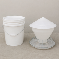 Automatic Chicken Feeder Poultry Feeder for Backyard, Rainproof No Waste Outdoor Chicken Feeder