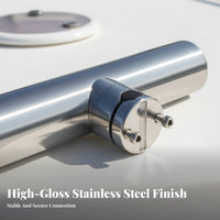 Stainless Holder Ocean Grade Stainless Steel Boat Rod Holder Yacht Fishing Pole Bracket Mirror Polished