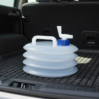 Foldable Water Container Food Grade Material Portable Water Storage Bag Outdoor Equipment Leak-Resistant Included for Camping