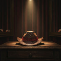 Cowboy Hat with Deer Head Western Steampunk Hat Soft for Cosplayers
