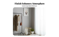 self-supportingstanding Single-Pole Coat Hanger Corner-Fit Garment Rack sturdyDuty Clothing Stand Modern Design for Apartment Dwellers, Homeowners, Students, Bedroom, Entryway, Dorm Room