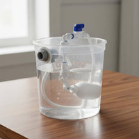 Automatic Water Refill Control Mechanism Float Control Mechanism with 1/4-Inch Connection Right-Angle for Tea Table