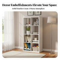 Adjustable Cube Organizer Freestanding Storage Cabinet Openrear Construction shelf unit for Children, Homeowners, Kids' Room, Playroom, Bedroom