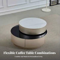 Modern Minimalist design cumulusShaped Nesting Table Set Space-Saving Living Room Furniture Rounded Corners Accent Tables Easy to Clean for Apartment Dwellers, Decor fans, Interior Designers, Lounge Area, Home Office, Bedroom