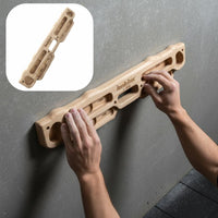 Fingerboard Climbing Skin-Friendly Wooden Finger Training Board Heavy Duty Pull-up Finger Training Board for Home Workout, Gym