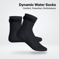 Thermal Diving Socks Men Women, Neoprene Wetsuit Socks, Anti-Slip Snorkel Socks, Waterproof Warmth Water Sports Footwear, Scuba Divers Kayakers