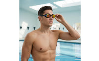Competition Swimming Goggles Anti-Fog Competition Swim Goggles Clear Vision Sports Eyewear for Competitive Swimmers, Training