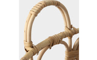Woven Basket with Handles Handwoven Laundry Basket Lightweight for Bedroom