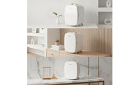 doubleUse Mini Fridge Small Retro Mini Fridge Thermoelectric Car Refrigerator Slim for Commuters