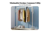Complimentarystanding Garment Rack with Shelf Floor-Standing Design Coat Tree Space-Saving Minimalist Design for Homeowners