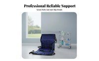 Reduces Caregiver Strain Foldable Transport Stretcher Long-Lasting Construction Patient Lift Carrier with Handles Multifunctional Elderly Transport Cushion Safety Straps for Disabled People, Patients, Caregivers, Stairs, Home Care, Hospital