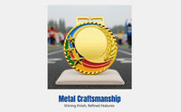 Universal Alloy Medal, Sports Event Neck Hanging Award, Endurance Event Honor Plaque, Silver Bronze, Random Design