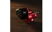 RC Crawler Gearbox Assembly Alloy Metal Gearbox with Steel Gear Set Precision-Built Transmissions for Trail Rigs