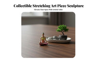 1:64 Scale Stretching Model Vivid Poses 1:64 Scale Stretching Figure Resin Miniature Scene Figurine Collectible Photography