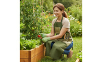 Waterproof Gardening Apron Sturdy Split-Leg Apron Heavy-Duty Flexible for Yard Work
