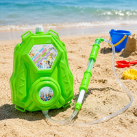 Water Blaster Backpack, Large Capacity 8L Water for Kids, Continuous Flow Reciprocating Watergun Polymer Summer Toy for Garden Play