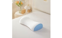 Memory Foam Support Pillow Therapeutic Lower Back Support Pillow Breathable Cushion for Bed