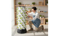 Soilless Gardening Growing Vertical Planter Multi-Layer Design Hydroponics Growing Setup Automatic Water Circulation Soilless Gardening