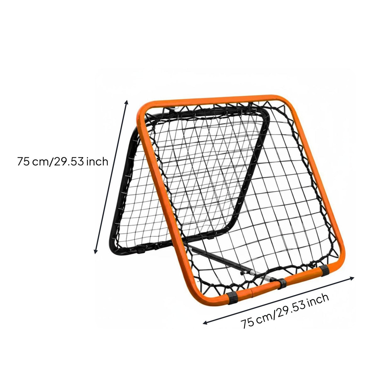 Multi-Purpose Soccer Rebound Net Sturdy Frame Solo Passing Training Aid High Resilience Soccer Passing Training Aid Portable Design for Players, Beginners