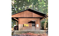 Unassembled Miniature Warehouse with Woodgrain Wooden Warehouse Model 1:87 Buildings Realistic for Industrial Scenes