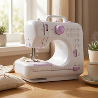 Portable Stitching Device with Handle Compact Portable Mini Stitching Device Electric Appliance for Beginners, Students, Apartments, Dorm Rooms